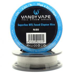 Vandy Vape Superfine MTL Fused Clapton Ni80 - проволока