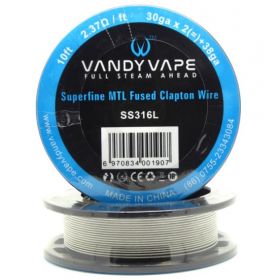 Vandy Vape Superfine MTL Fused Clapton SS316L - проволока